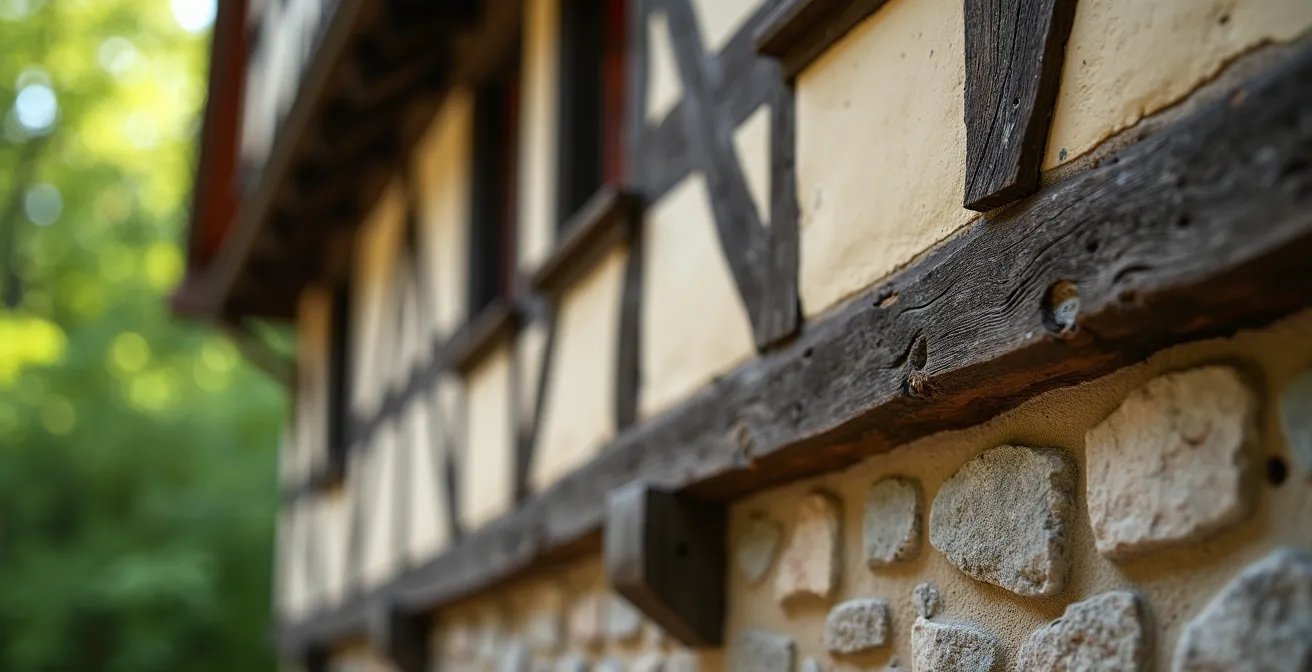Burg Eltz eingebettet im bewaldeten Tal der Elz
