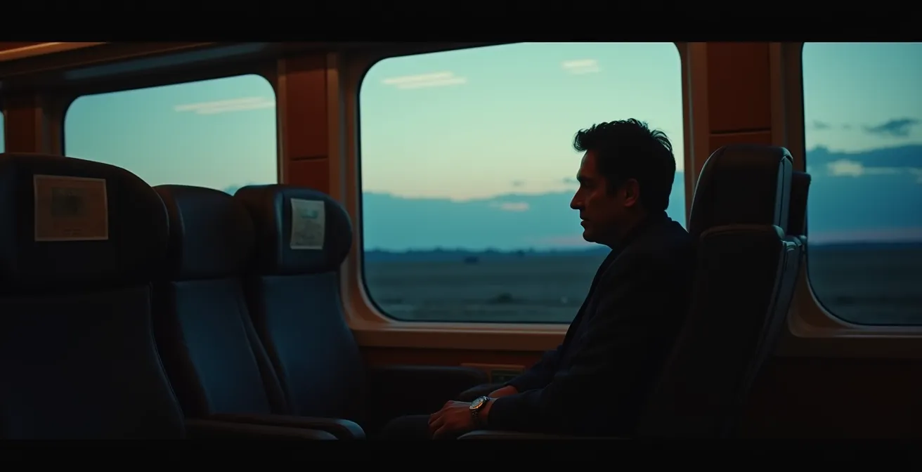 Nachtzugreise durch Deutschland von Küste zu den Alpen