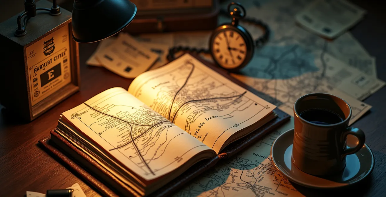 Reiseroute durch Deutschland mit Nachtzugverbindungen visualisiert