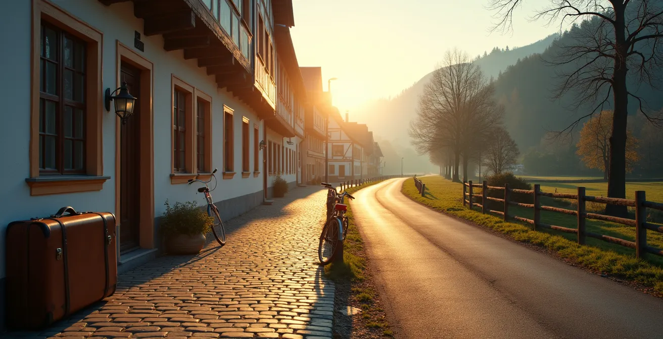 Visuelle Gegenüberstellung von Städtetrip und Rundreise in Deutschland